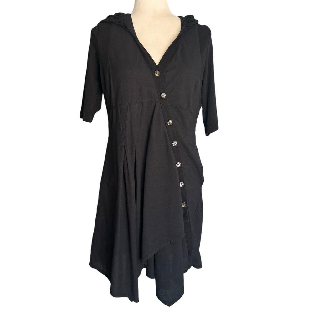 Prairie Underground Asymmetrical Cloak Dress